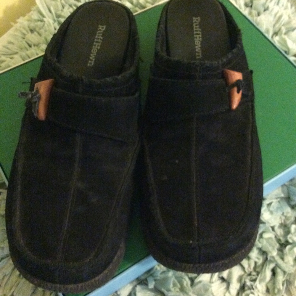 Ruff Hewn black suede size 9 1/2